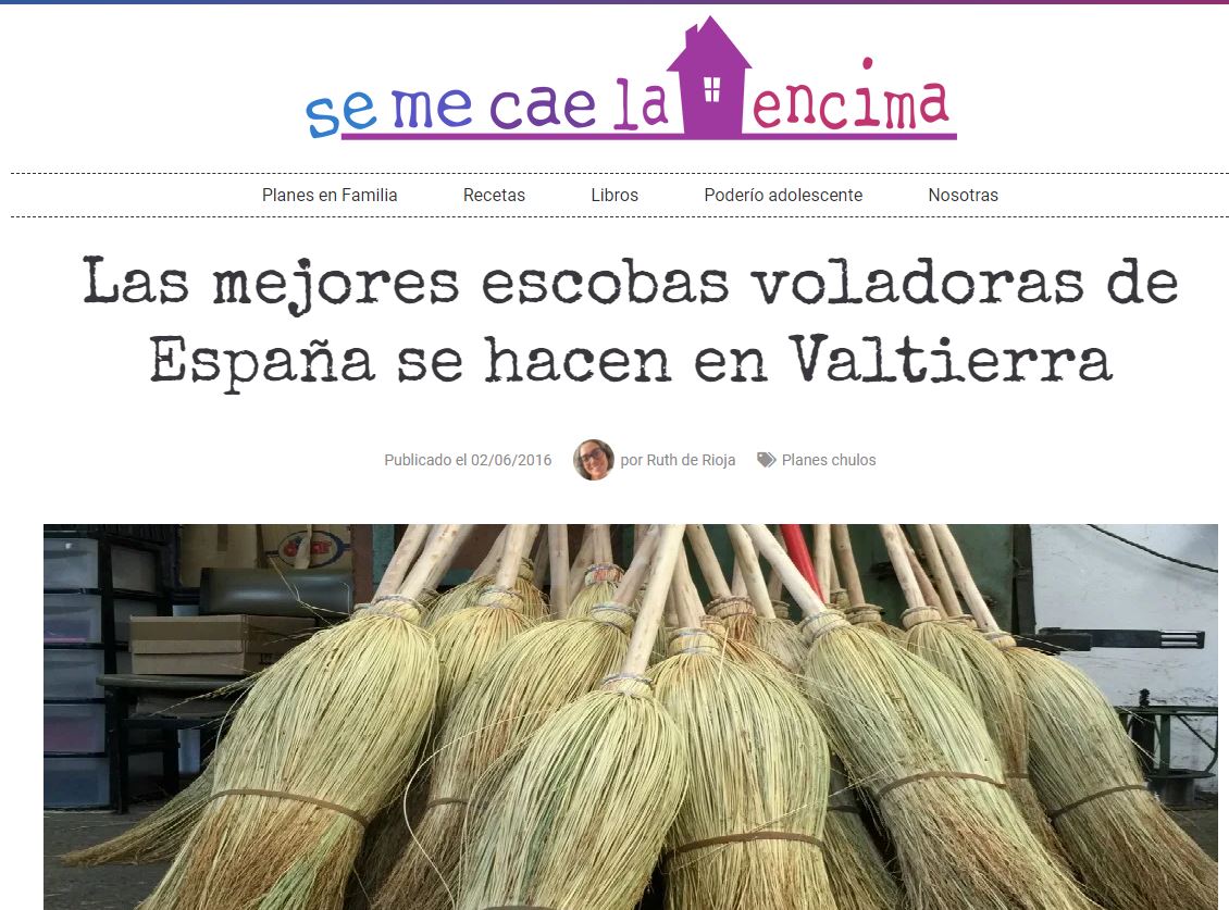 加载视频：Escobas Mendi visita del blog se me cae la casa encima