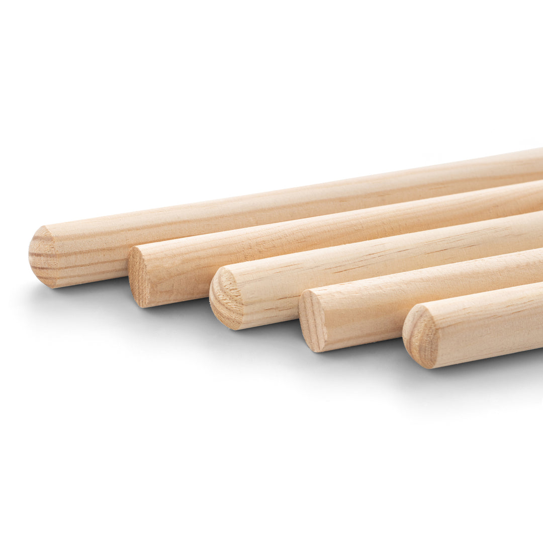 Palos de Madera 28 mm x 120 cm