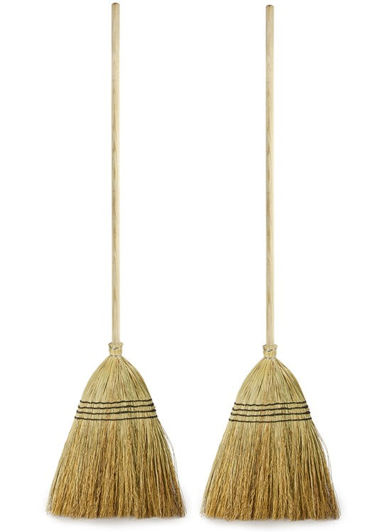 2 Escobas para decorar manualidades