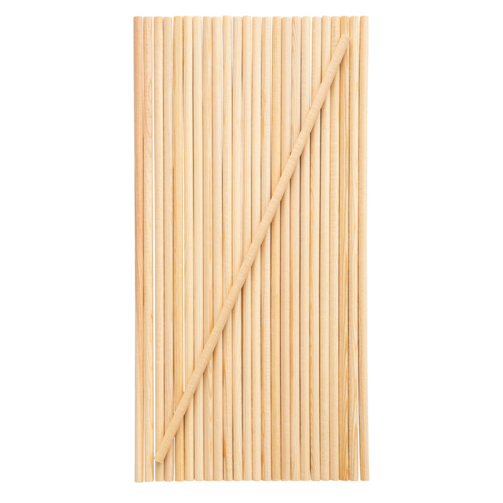 Palillos de Madera de 40 cm x 5 mm de diametro