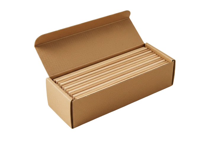 Caja de palitos de madera de Mendi de 15 cm