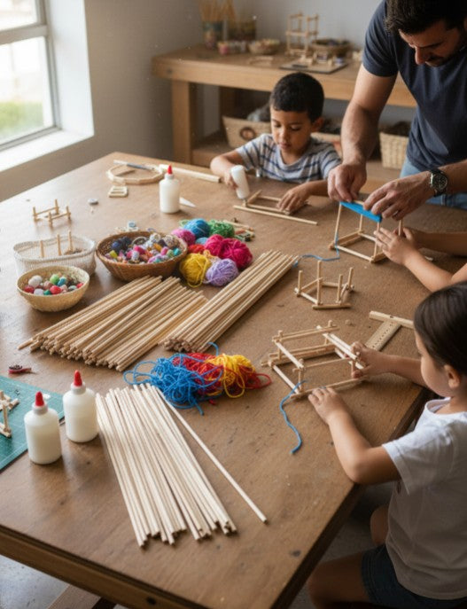 Manualidades con los palitos de madera de Mendi